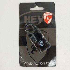 HEYS Combination Lock for Luggage Suitcase New Black Sealed